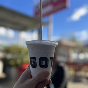 Strawberry milkshake