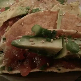 Ahi Poke Crispy Tacos