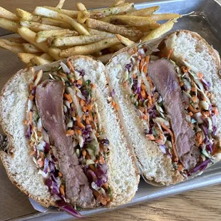 Ahi burger soggy and gross - did they just half thaw it and then try cooking it?! Doesn't even resemble the St Helena location.