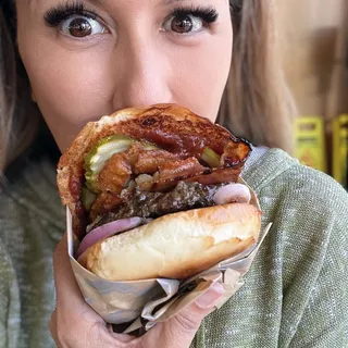 Western Bacon Blue Ring