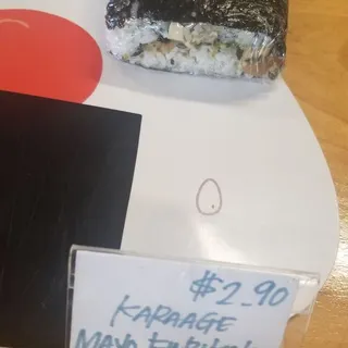 Karaage Mayo Furikake Musubi