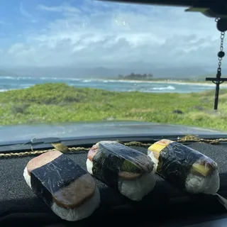 Bacon and Egg Spam Musubi