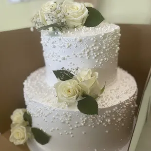 a wedding cake