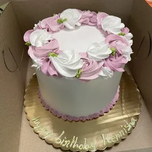 a birthday cake in a box