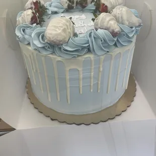 a cake in a box