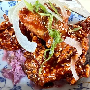 Korean BBQ Fried Chicken Lunch