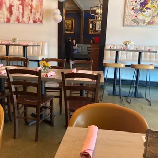 interior, bagels