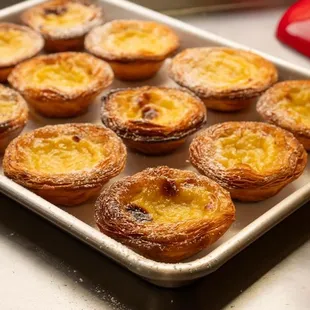 Pasteis de nata (Portuguese egg tarts)!