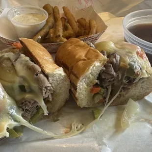 Chicago beef and zucchini fries