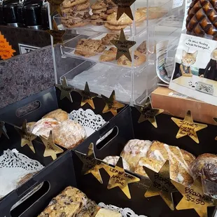 Desserts from a local bakery