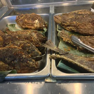 They have fried tilapia on Thursday - Sunday . Very delicious and worth the purchase .