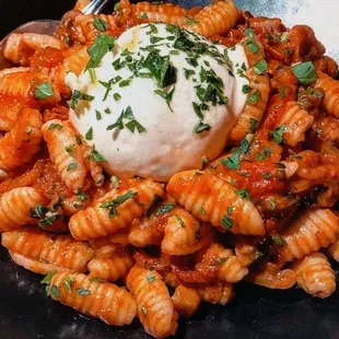 Pasta Bowl with Burrata or Meatballs