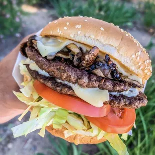 Double Mushroom Burger