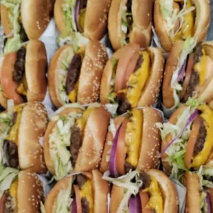 Old fashion cheese burger