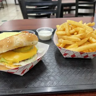 Old School Cheese Burger