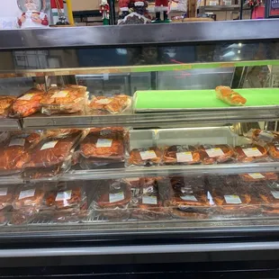 a variety of meats