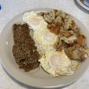 Goette, eggs, potatoes
