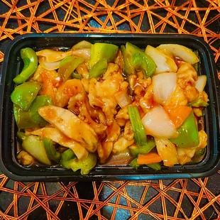 to go - Szechuan hot garlic chicken