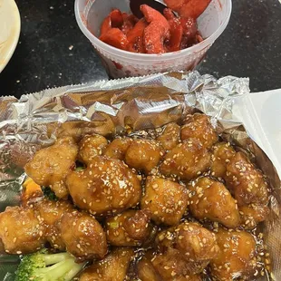 5/5 stars Orange Chicken 5/5 stars BBQ Sliced Pork