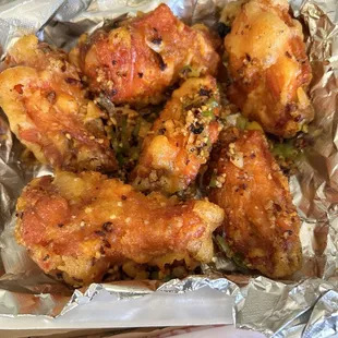 Salt and pepper wings