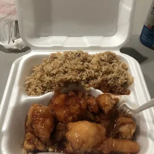 Orange Chicken w/Fried Rice