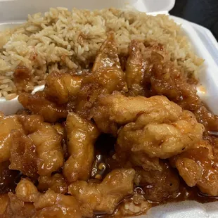 Orange chicken