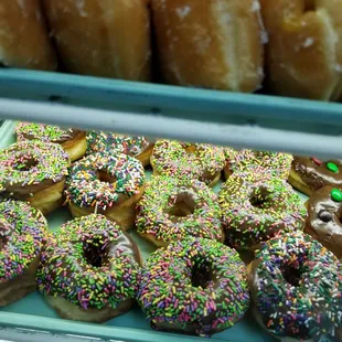 donuts, food, dough desserts