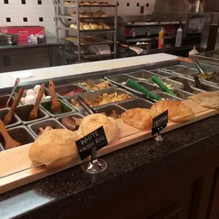 a variety of gourmet items