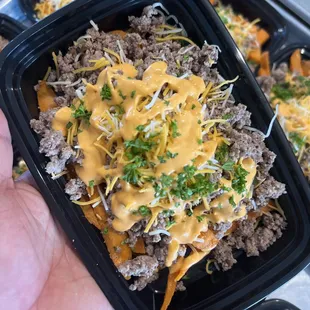 Loaded Sweet Potato Fries