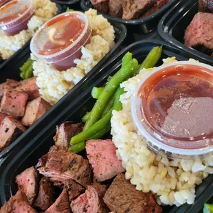 Steak and Rice plate