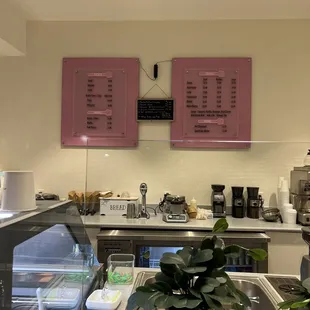 Menu area