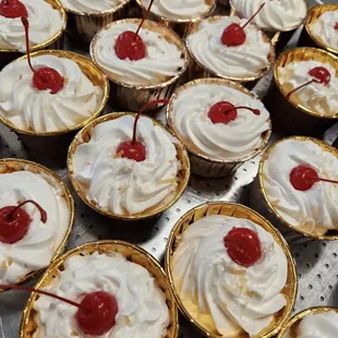 a variety of cupcakes