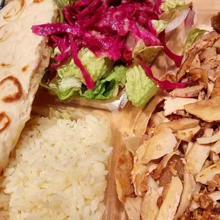 Chicken gyro plate