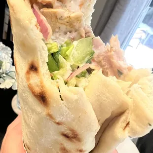The wraps are super popular ; the pita bread is so addicting