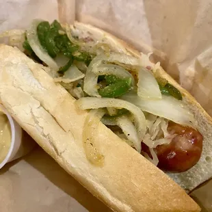 Brat in a Bun (Smoked)