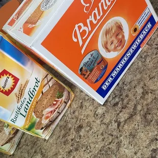 a carton of baby food