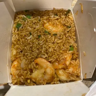Shrimp fried rice
