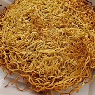 noodles in a styrofoam container