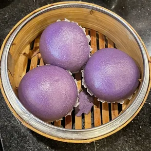 Steamed taro bun