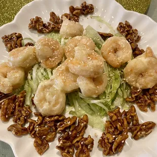 Honey Walnut Prawns