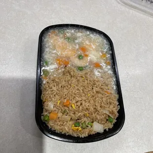 Shrimp and C6. Shrimp & Lobster Sauce Combo