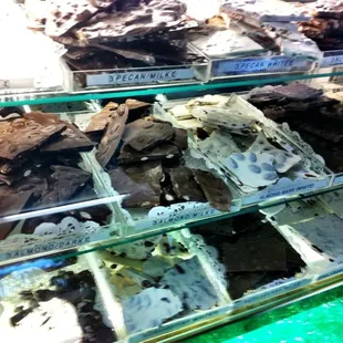 a variety of chocolates