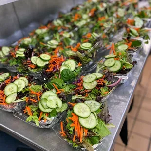 Pre boxed Salads