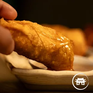 Egg roll with diping