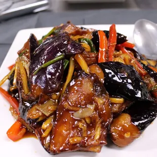 Szechuan Spicy Eggplant