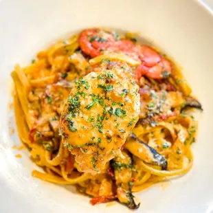 Lobster fettuccine Valentines special