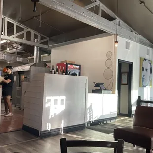 the interior of a restaurant