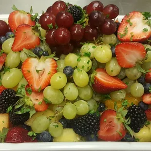a fruit platter
