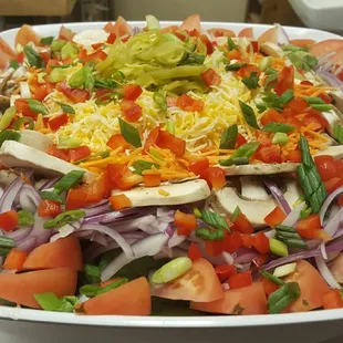 a large salad