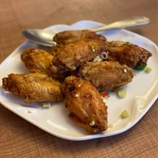 Salt and pepper chicken wings